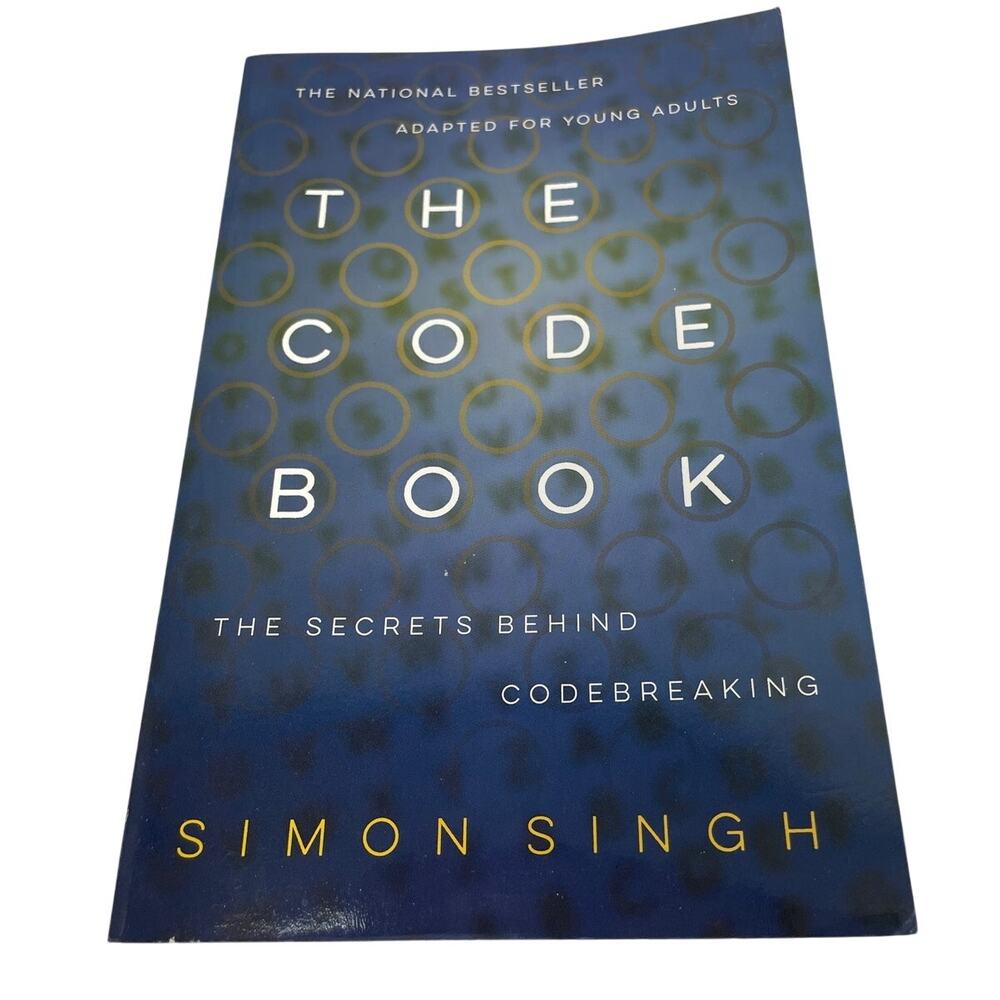 Vintage 2001 The Code Book Secrets Behind Codebreaking Simon Singh Paperback